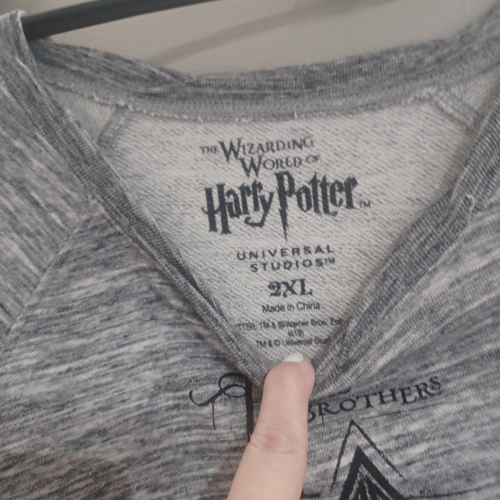 Harry Potter Gray Sweatshirt by Universal Studios